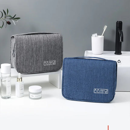 Foldable Toiletry Bag Organizer Hanging Storage Bathroom Makeup Case Cosmetic Bag Travel For Travel Business