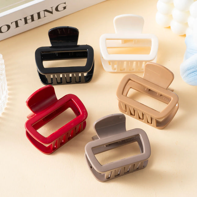 Silicone Hair Claw Clip / Pince Silicone Carrée