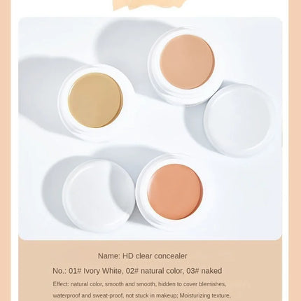 Waterproof Full Coverage Concealer for Tattoos, Scars - Natural Finish Foundation for All Skin Tones & Types