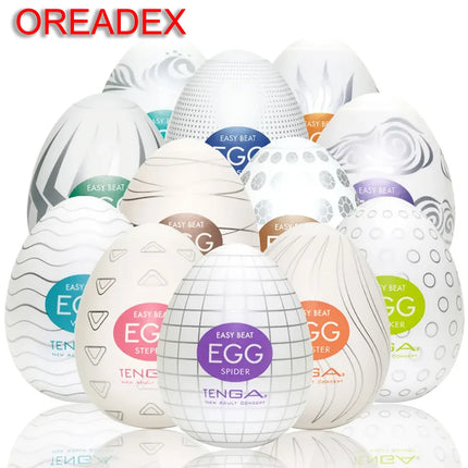 Egg-Shaped Male Personal Massager Soft Silicone Pocket-Sized Intimate Care Device for Men's Body Relaxation and Comfort