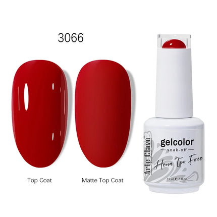Arte Clavo HEMA TPO FREE Gel Nail Polish 15ML Long Lasting For Manicure Semi Permanent Nail Art UV LED Gel Varnish Nail Supplies