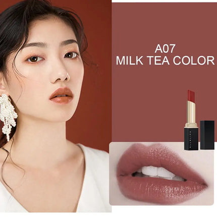 8 colors Lipstick Waterproof Sweatproof Long-lasting Makeup Glitter Matte Velvet Nude Lipstick Women Cosmetics Makeup