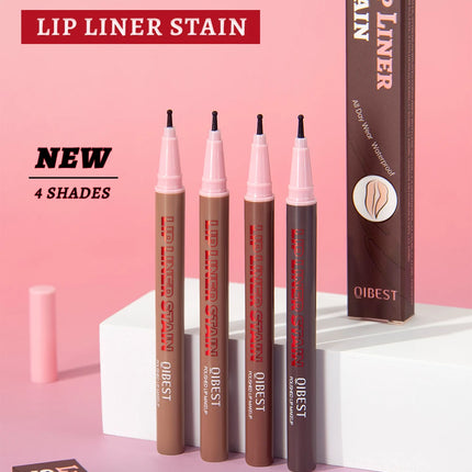 QIBEST Matte Liquid Lipliner Pencil Waterproof Plumping Stain Lipstick Natural Lip Liner Outline Lips Contour Pen Cosmetics