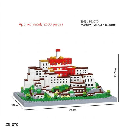 China Potala Palace building block model, a large-scale architectural model assembly toy/gift.