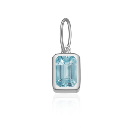 DPLAOPA 925 Sterling Silver 12 Birthstone CZ  Clips Charm Beads Pendant For Necklace And Bracelet 2024 Women Luxury Fine Jewelry