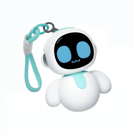 ENERGIZE LAB Eiliko Aquamarine  Your Tiny AI Charm Robot That Matches Every Daily Outfit, Fun Electronic Pendant Toys For Kids