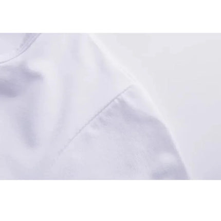New fashionable printed trendy T-shirt with loose letters for couples, round neck, casual and versatile half sleeves
