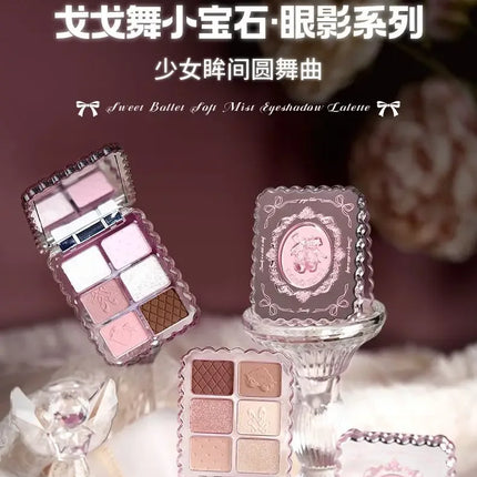 Gogotales Gem Series Eyeshadow Disc Ballet Swan Earth Color Korean Daily Light Makeup Matte Pure Sexy Portable Eyeshadow Makeup