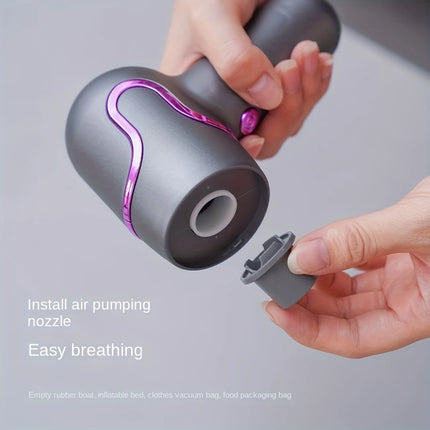 12500Pa Portable Car Vacuum Cleaner Cordless Handheld 4-in-1 Suction/Blow/Pump/Inflate Mini Vacuum for Car Home Desktop Cleaning