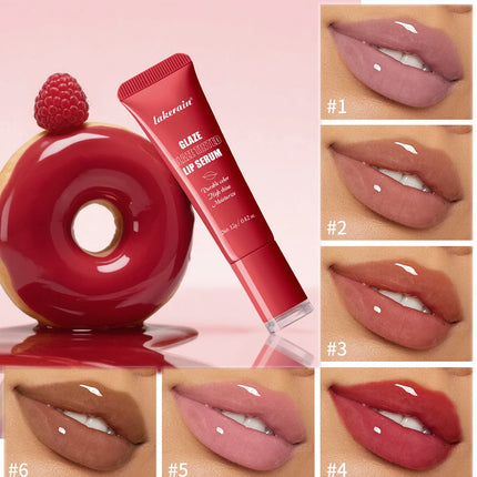 6 Colors Lip Gloss Glowy Balm Tinted Lip Moisturizer Repairing Nourishing Lip Tint Glow Liquid Lip Gel Hydrating Lips Care