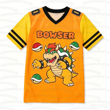 Summer Cute Men's Women's Short Sleeve T-shirt Yoshi Football Jersey Fashion T-shirt Cosplay Jersey Fan Gift Tops