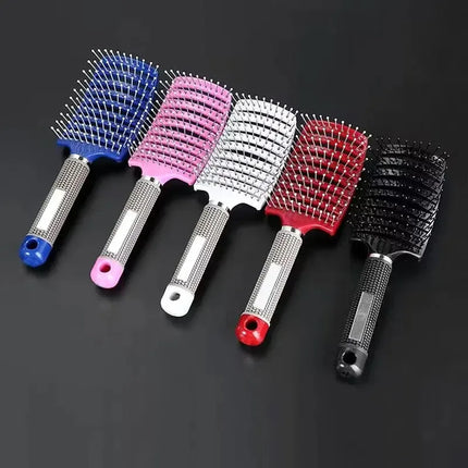 1pc Magic Scalp Massage Hair Brush for Women - Professional Detangling Tool for Wet Curly Hair - Hairdressing Tool