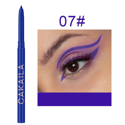 New Colored Eyeliner Set Waterproof Eyeliner Pencil Long Lasting Matte Eye Liner for Women Makeup Cosmetic Beauty Tool 12pcs/Box