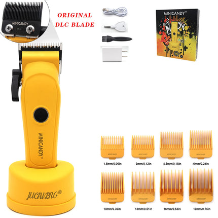 JUCAI MINICANDY JC06 Professional Hair Clipper DLC Blade 7200RPM Brushless Motor with Base Charger 3200mAh Hair Cutting Machine
