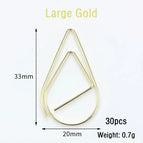 Large Gold 30pcs