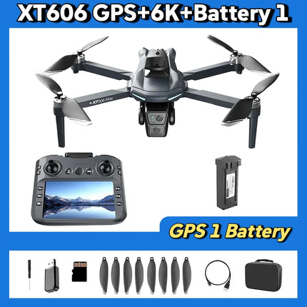 2026 Lenovo XT606 MAX GPS Drone 4k Professional 8K HD Camera FPV Wish Screen Drone 360° Obstacle Avoidance Quadcopter Toys Drone