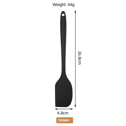 1/10PCS Food-Grade Silicone Kitchen Tools Set, Heat-Resistant Slotted Spoon for Non-Stick Cookware & Hot Pot, Multi-Use Strainer