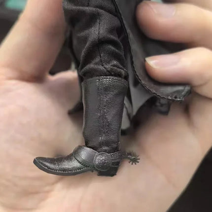 1/12 Scale Cowboy Spurs Boots Model for 6'' Nota