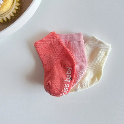 Spring Autumn New Baby Children Sock Comfortable Sweat-absorbing Breathable Non Slip Infant Kids Stockings Boy Girl Cotton Socks