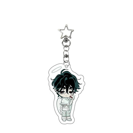 Fashion Anime Alien Stage Ivan Till Acrylic Key Chain Kawaii Backpack Pendant Ornament Mobile Phone Chain Key Pendant Charm Gift