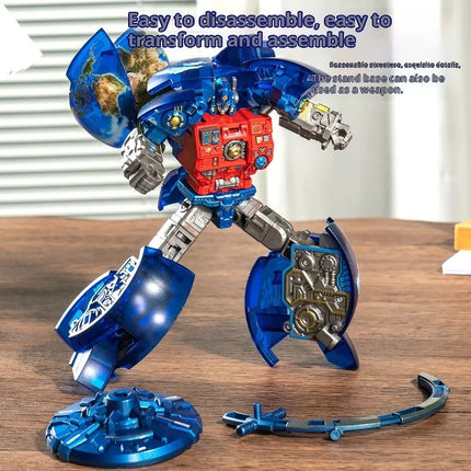 Transforming Toy Globe Optimus Prime King Kong Boy Robot Autobot Prime