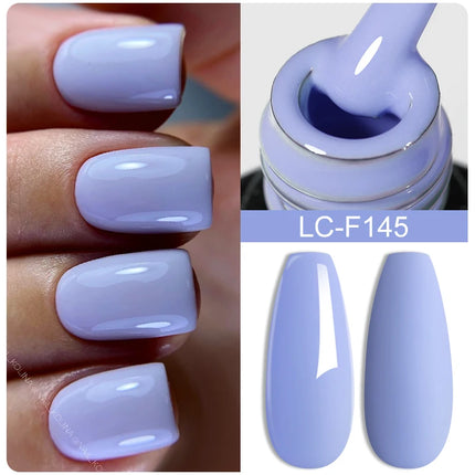 LILYCUTE 7ML Glitter Gel Nail Polish Sparkling Semi Permanent UV Gel Colorful Shinning Gel Varnish Nail Art Soak Off UV LED Gel