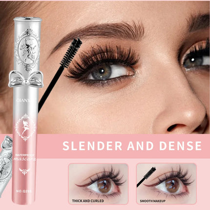 Cute, Curly, Long-lasting Mascara, Water-resistant and Non-dusting. Black Mascara.