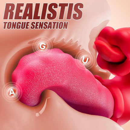 Tongue Vibrator G Spot Clitoris Stimulator Licking Swing Vagina Massager Powerful Dildo Masturbator Adult Sex Toys for Women 18+