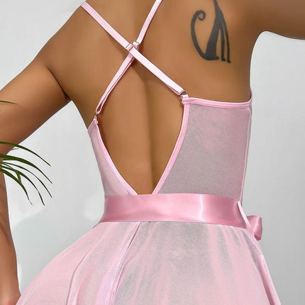 Sexy See Through Lingerie Woman Lace Transparent Underwear Fairy Bra Kits Delicate Pajama Set Thin Erotic Sets