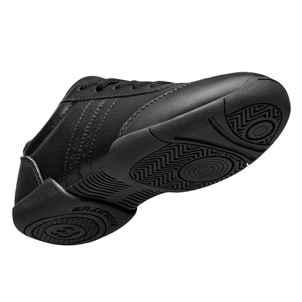 BAXINIER Youth Girls White Cheerleading Dancing Shoes Athletic Training Tennis Walking Lightweight Competition Cheer Sneakers