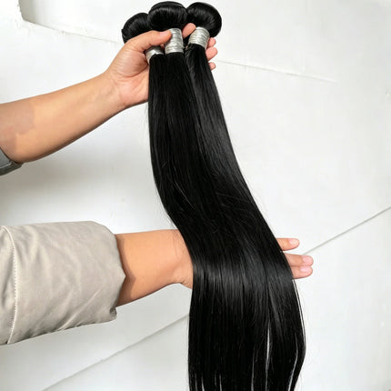 28 28 30Inch Bone Straight Human Hair Weave Bundles Brazilian Virgin Unprocessed Raw Human Hair Extension 3 4 Bundles Wef