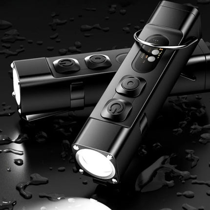 Mini Keychain LED Flashlight USB Rechargeable Waterproof Magnetic EDC Torch Pocket Light for Outdoor Camping Hiking Emergency