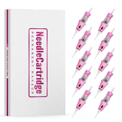 10PCS Tattoo Cartridge Needles Round Liner RL Disposable Safety Sterile Tattoo Needles for Permanent Makeup Tattoo Supplies