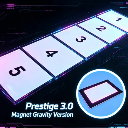 Prestige 3.0 Magnet Gravity Version Magic Tricks Visual Prediction Board Stage Mentalism Illusions Gimmicks Comedy Magia Props