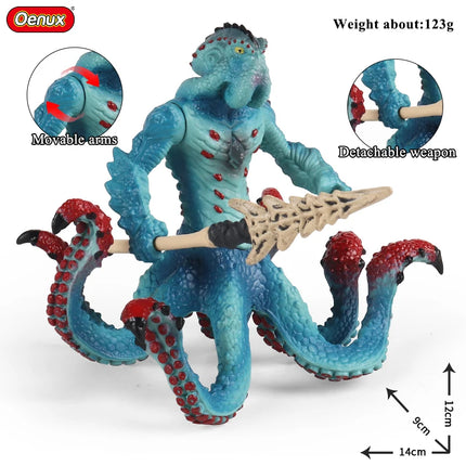 Oenux Simulation Dinosaur Dragon Turtles Fire Bull Orangutan Magma Golem Animal Model Action Figures Pvc Collection Kid Toy Gift