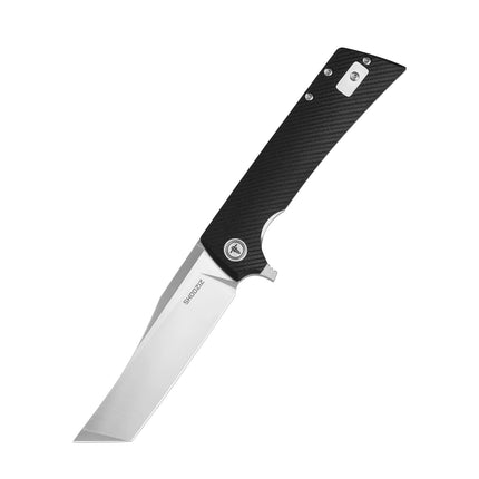 Shooziz Folding Pocket Knife,3.55" D2 Tanto Blade EDC Knife with Flipper ,Camp Tool Gift for Outdoor Men,XUN112