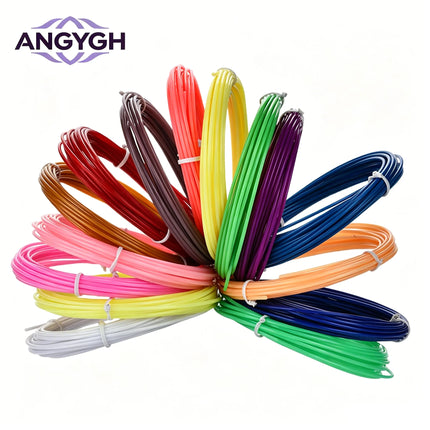 Random Color 50/100m High-temperature 3D Printing Pen Filament, Made of PLA Material, Colorful, Odorless and Safe, 1.75mm