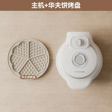 Multifunctional electric baking pan timed egg waffle machine waffle maker egg roll sandwich breakfast machine