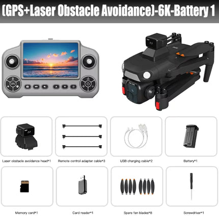 Original A1R 3S GPS Drone 8K Professional  HD Camera 360° Laser Obstacle Avoidance Brushless Motor 5G WIFI FPV Quadcopter Toys