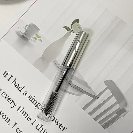 500pcs 10ml empty mascara tubes, mascara brushes, refillable transparent bottles, DIY cosmetic transfer castor oil