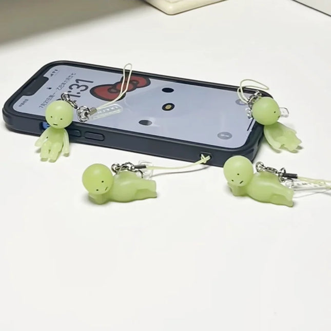 Sonny Angel SMISKI Strap Accessories Blind Capsule Glow in The Dark Gashapon Pendants Collectible Keychain Birthday's Day Gifts