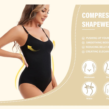 Women Slimming Shapewear Seamless Slimming Butt Lifter Full Body Shaper Smooth Out Bodysuit Open Crotch High Elastic Body Suits