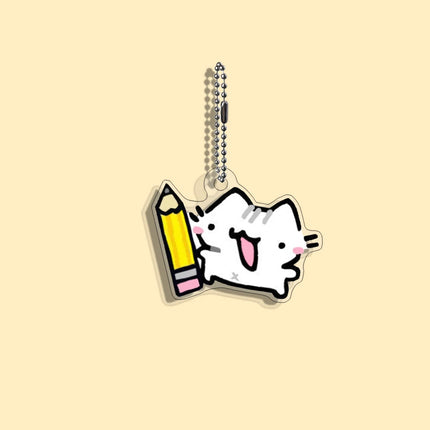 Funny Cat Character Keychain Student Gift Bag Women's Bag Cute Things Gift For Best Friends Wholesale Gifts Kitty