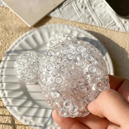 2026 upgrade Ice Bead Squishy Balls - Super Soft Mochi Fidget Toy with Slow Rebound Texture for Anxiety Relief & Relaxation