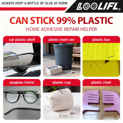 5PCS LOOLIFL495 Super Glue Plastic Professional Adhesive TransparentCyanoacrylate Glue Fast Drying Odorless Long Lasting Bonding