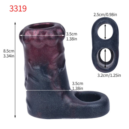 SXXY Close Head Realistic Penis Sleeve Sex Toys for Men Delay Ejaculation Dick Extender For Couples Sex Pleasure Sexshop
