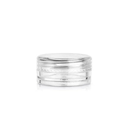 100/200/300pcs 2g/5g Cosmetic Jar Pots Makeup Lip Balm Container Transparent Empty Plastic Sample Bottles Eyeshadow Cream