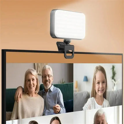 FANGTUOSI new Pocket LED Selfie Fill Light 1000Mah Rechargeable For IPhone IPad Mobile Phone Clip Flash Video Photography Lamp
