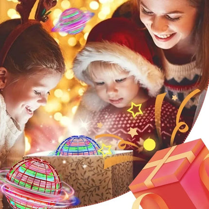 Flying Ball Toy,Globe Flying Ball 2.0,Boomerang Galaxy Ball Drone with RGB Light Magic Floating Ball Soaring Mini Drone