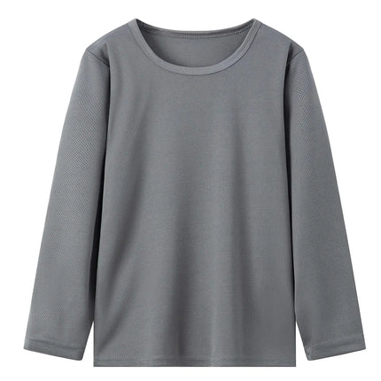 1/4 Pack Children's Spring and Summer Quick-drying Workout Long Sleeve Casual Joker T-shirt for Boys and Girls Short Sleeve For